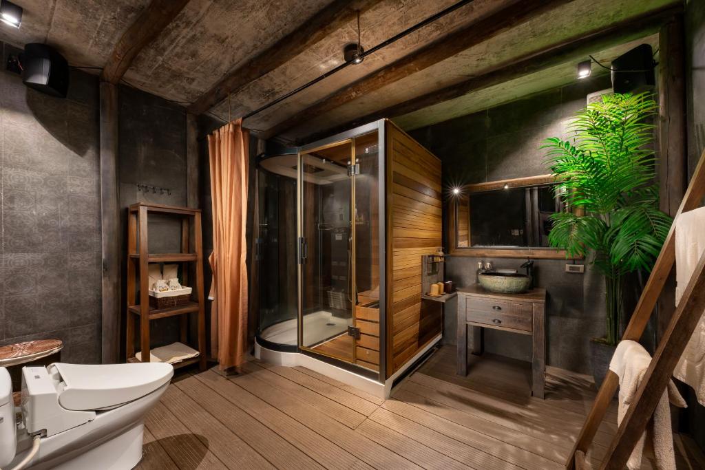 Koupelna v ubytování P'apiu Resort