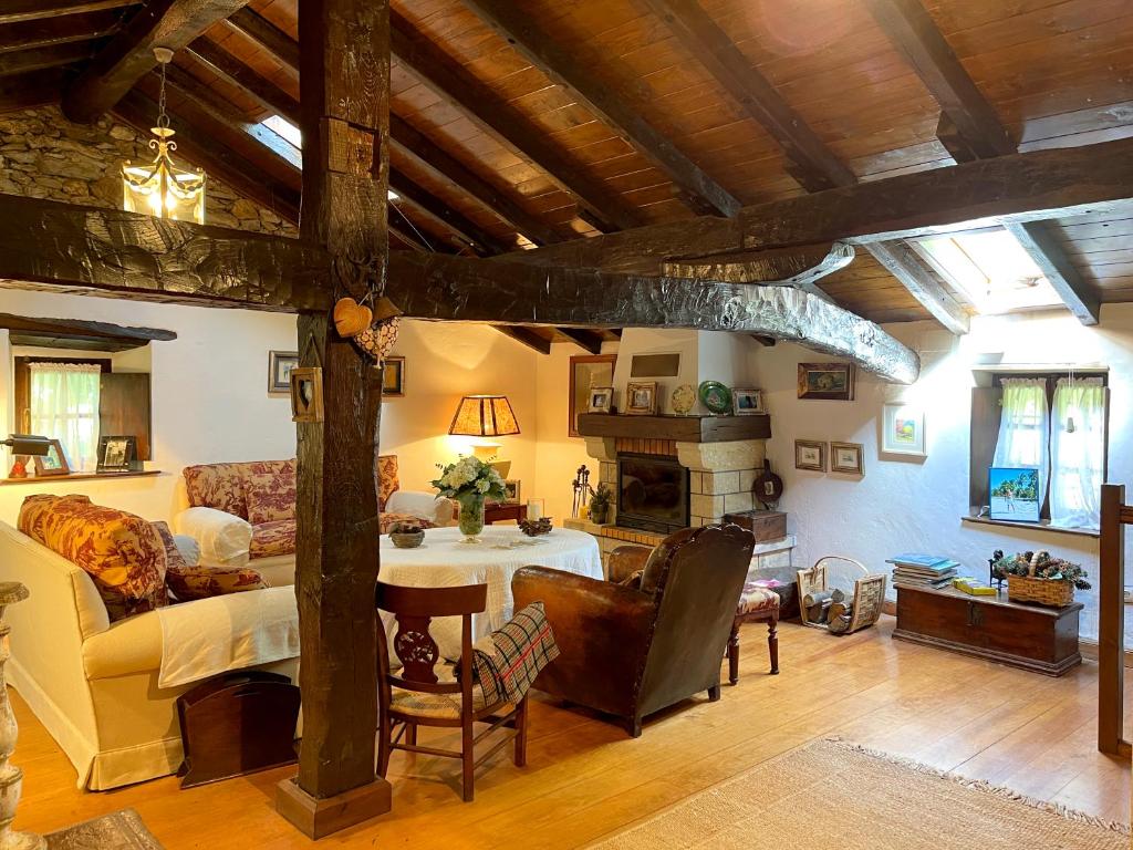 Et opholdsområde på Casa rural Garata