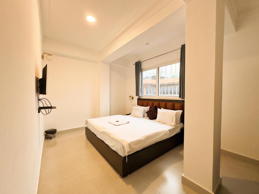Letto o letti in una camera di Sherabling