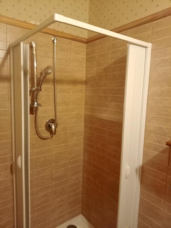Koupelna v ubytování Casa di Luca
