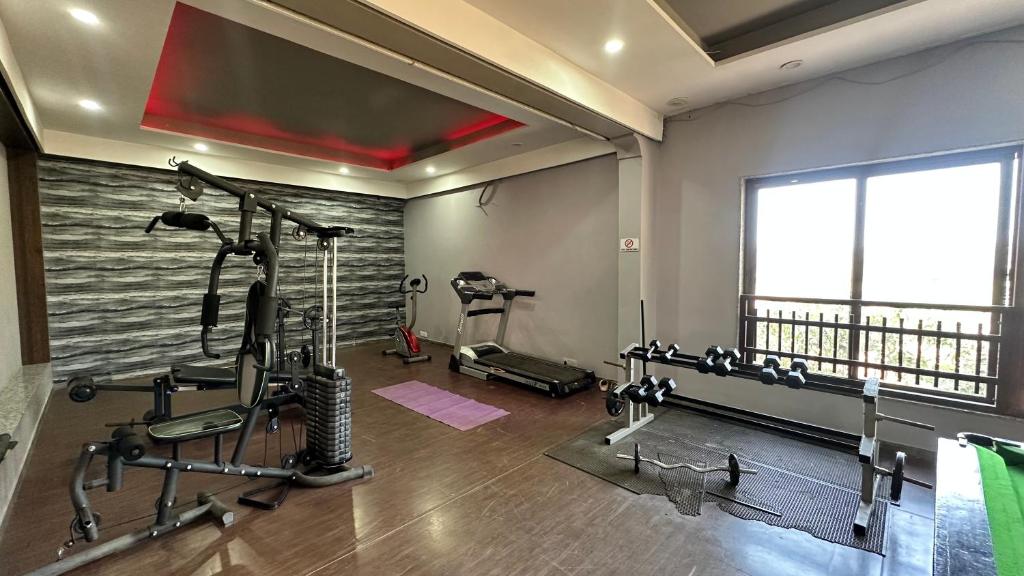 Fitness centrum a/nebo fitness zařízení v ubytování Lion Park Hotel & Resorts