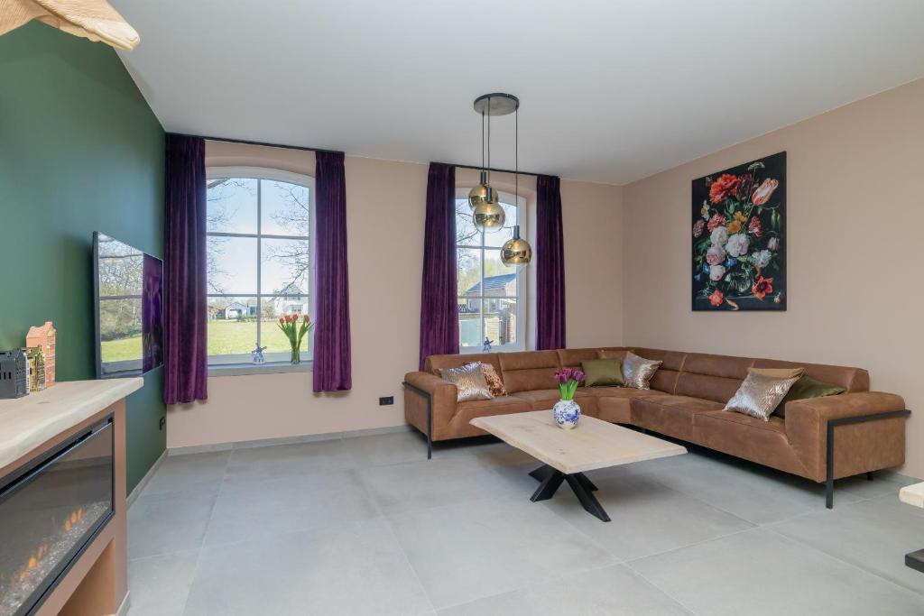 Posezení v ubytování Villa Meer en Duin