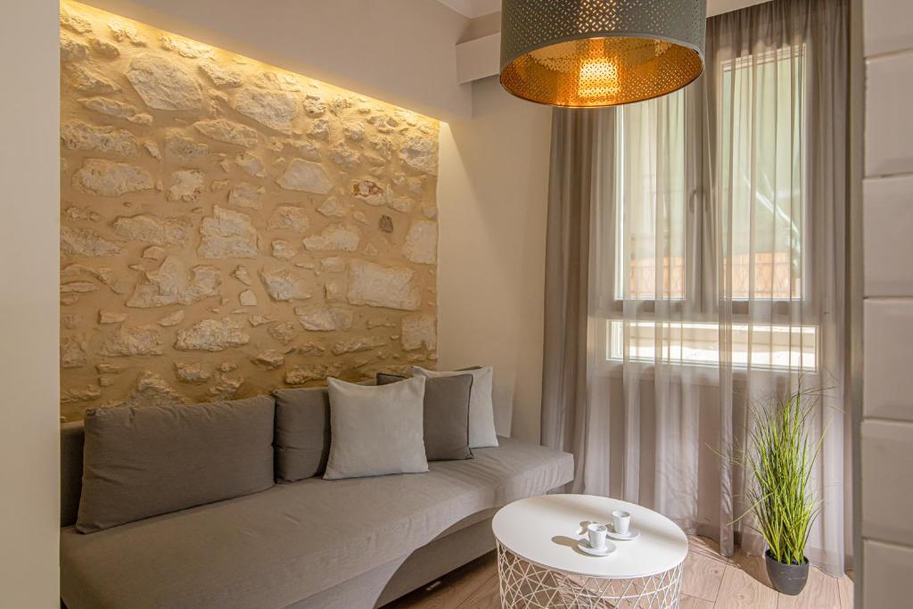Posezení v ubytování The Central Boutique Apartments