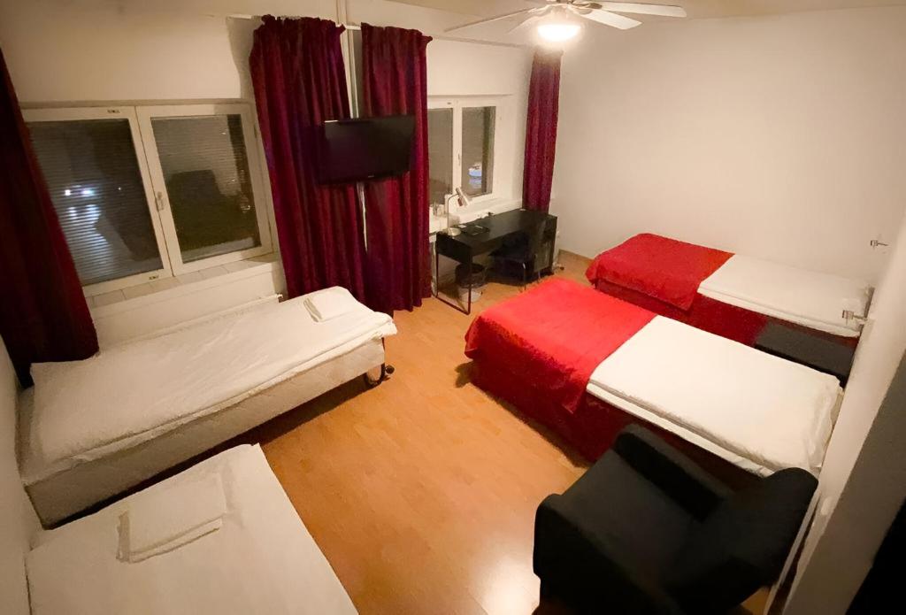 Postel nebo postele na pokoji v ubytování Finlandia Park Hotel Helsinki