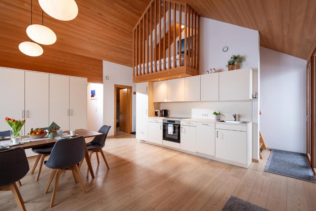 Kuchyňa alebo kuchynka v ubytovaní Appartement Hochsitz