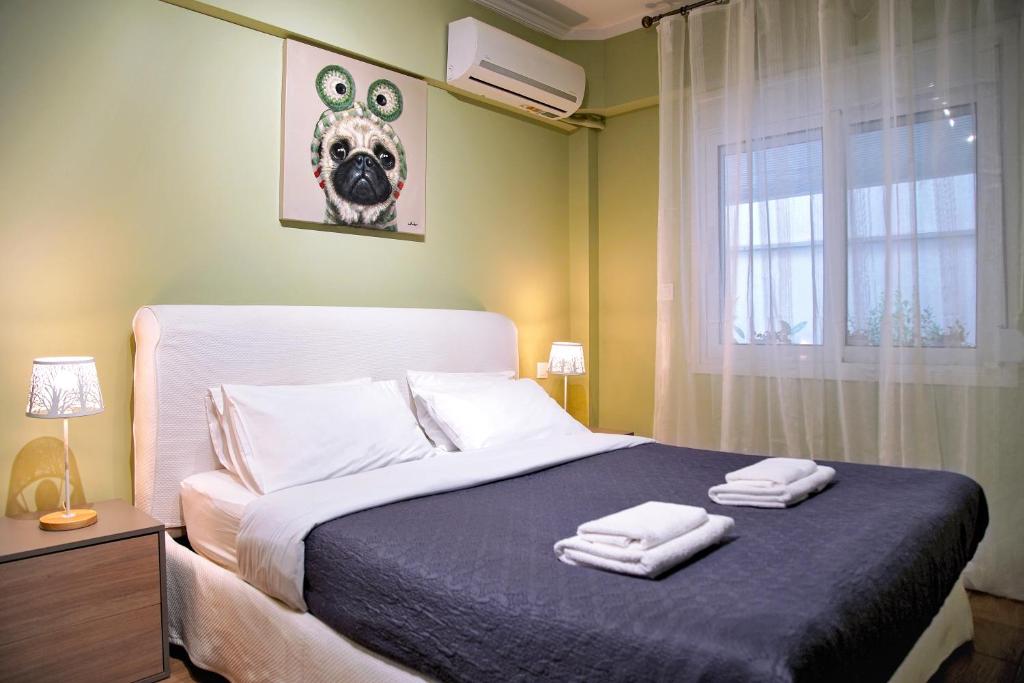 Posteľ alebo postele v izbe v ubytovaní Your Attiki Home VIPGreece