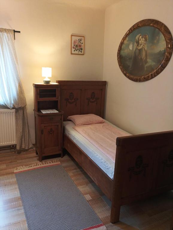 Postel nebo postele na pokoji v ubytování Apartmán Malá Turná