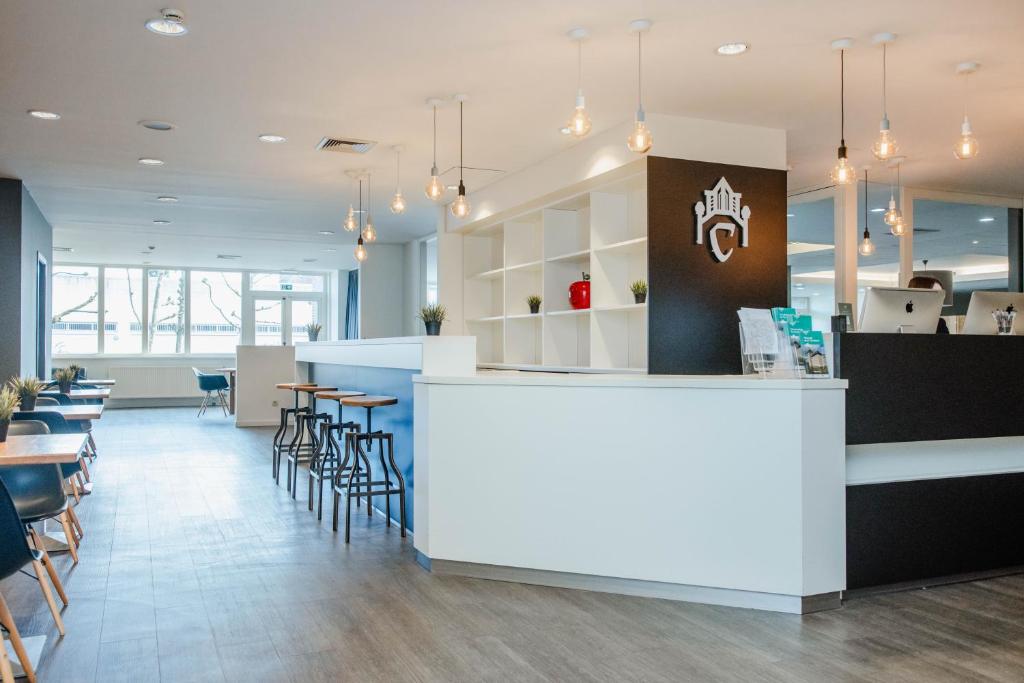 Restoran või mõni muu söögikoht majutusasutuses Hotel Corsendonk Viane