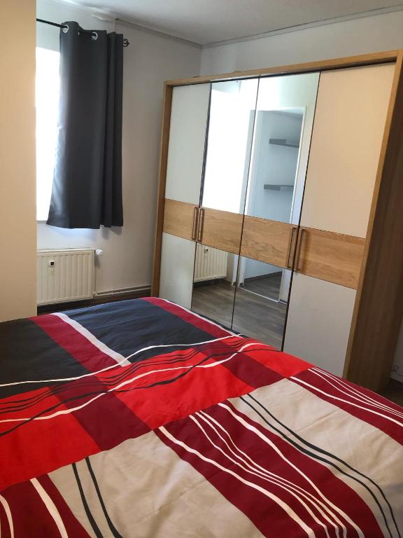 Postel nebo postele na pokoji v ubytování Schaaf