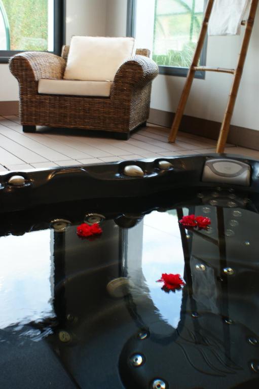 Posezení v ubytování Hotel Eskualduna Chez Katina