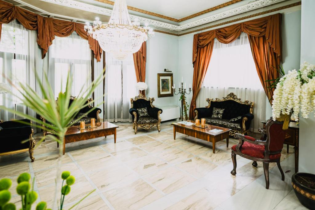 Posezení v ubytování Vigo Hotel