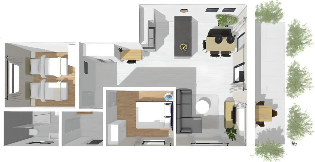 Waldblick - Neubau - Self-Check-In - kein Verkehr - am Wald - Parkplätze vor Tür - apartment or double room - 2