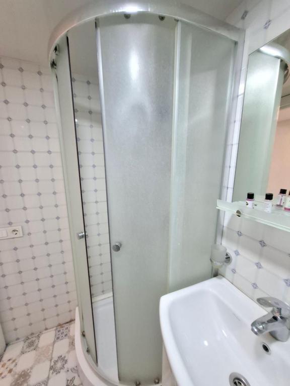Koupelna v ubytování Nebula Boutique Hotel