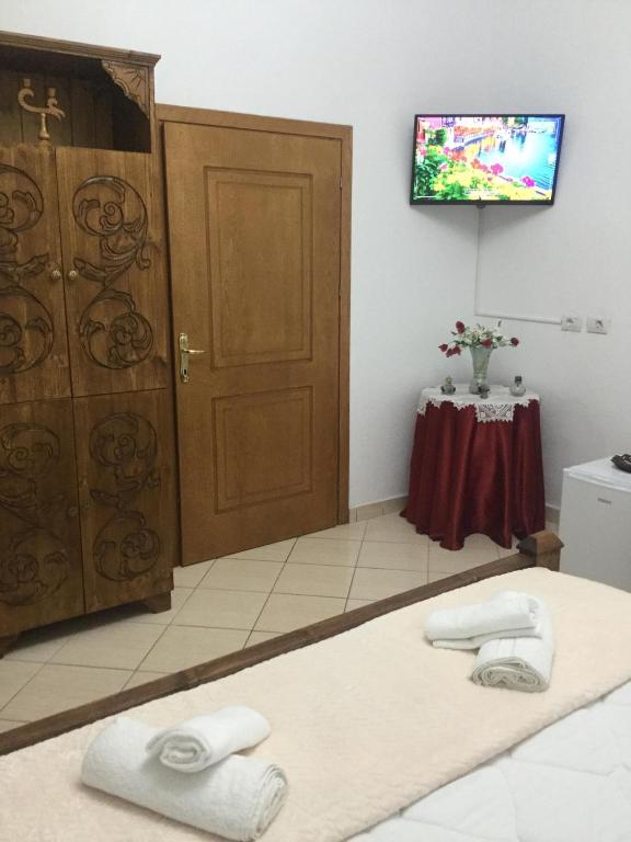 Postel nebo postele na pokoji v ubytování Guest House Luna