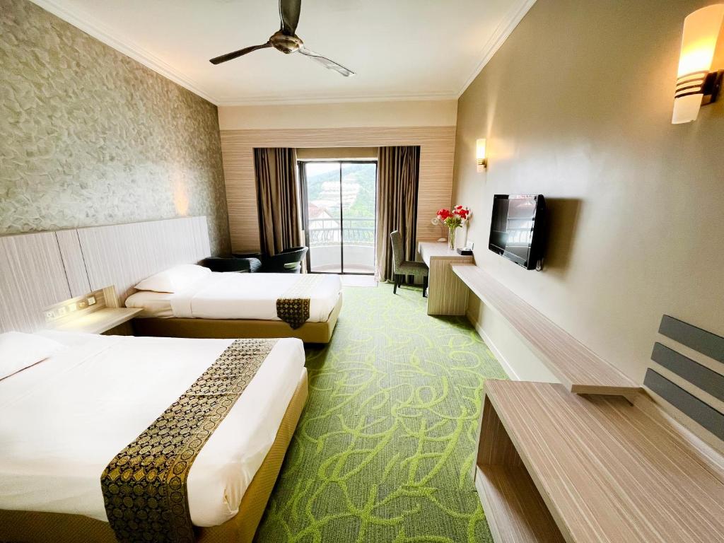 Katil atau katil-katil dalam bilik di Copthorne Cameron Highlands
