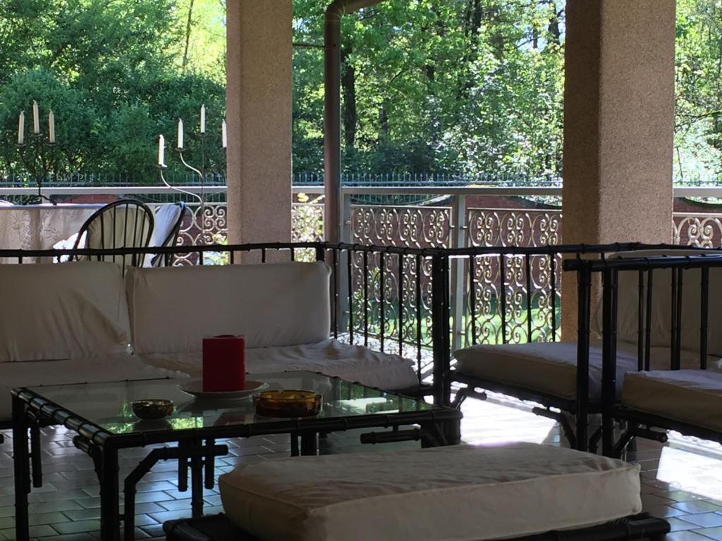 Balkón nebo terasa v ubytování Bed&Garden