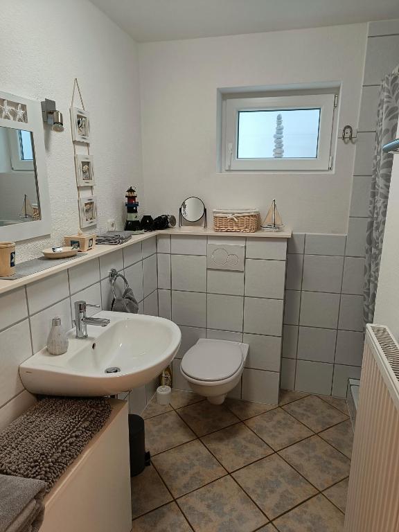 Koupelna v ubytování Apartment Casa Gina