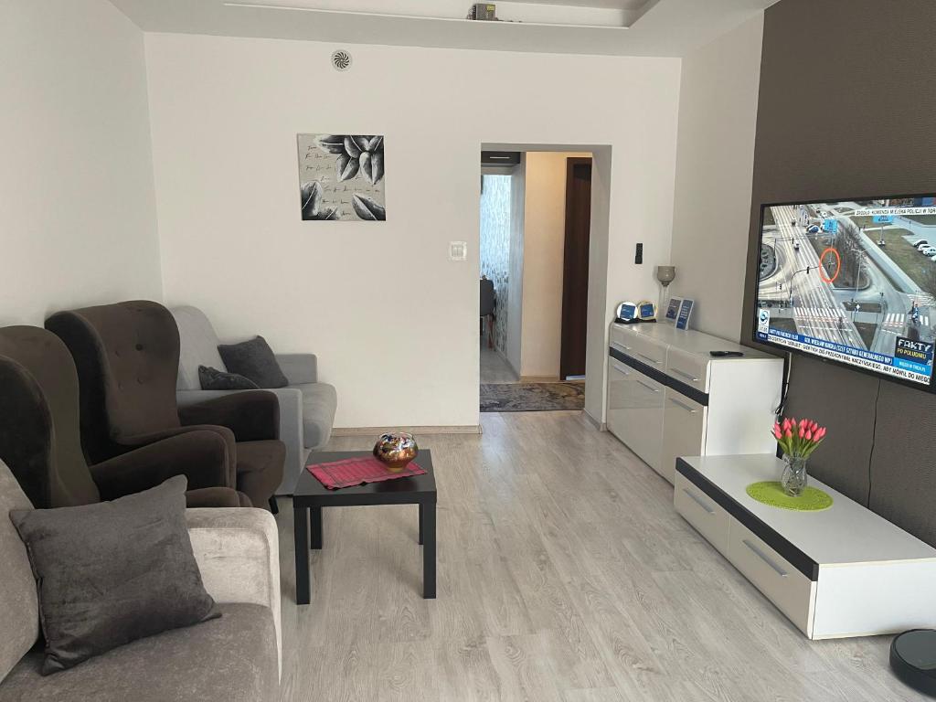 Posedenie v ubytovaní Centrum Apartment Lipowa 12