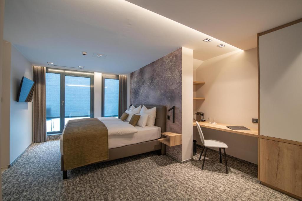 Postel nebo postele na pokoji v ubytování Ohles Lifestyle Guesthouse