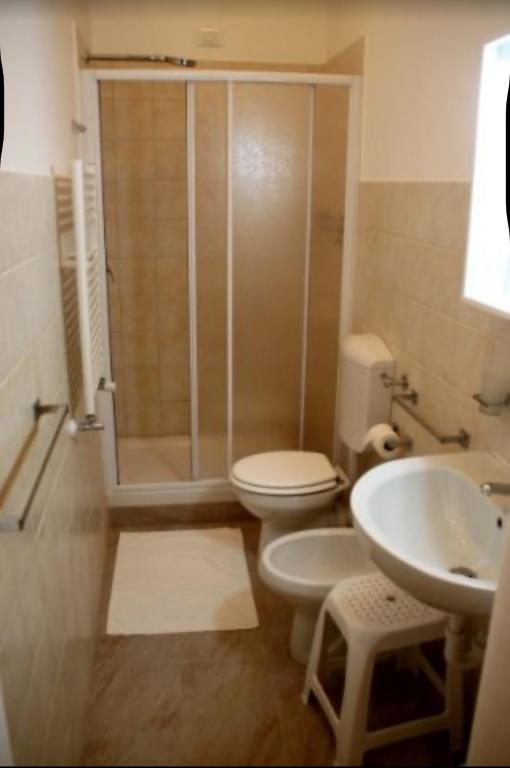 Koupelna v ubytování hotel fiumara