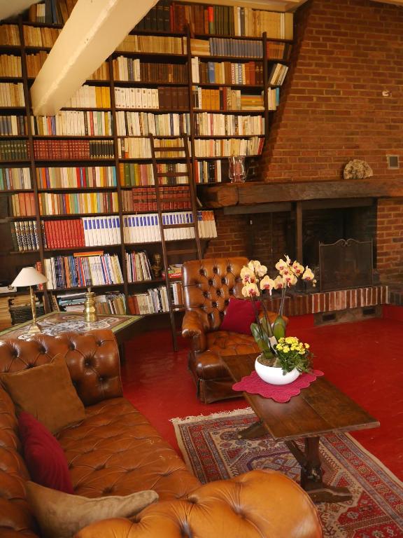 Knihovna v bed and breakfast
