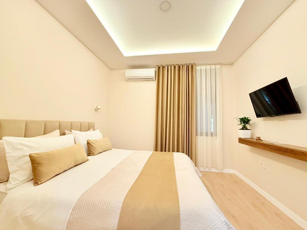 Cama o camas de una habitación en Centrum Hotel