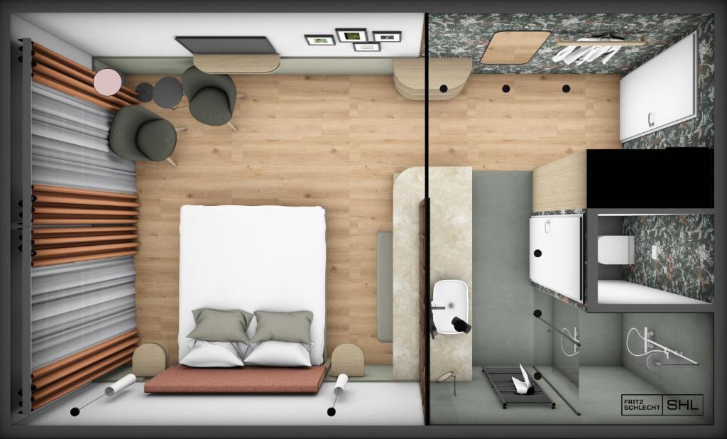 TV a/nebo společenská místnost v ubytování Boutiquehotel Ochsen