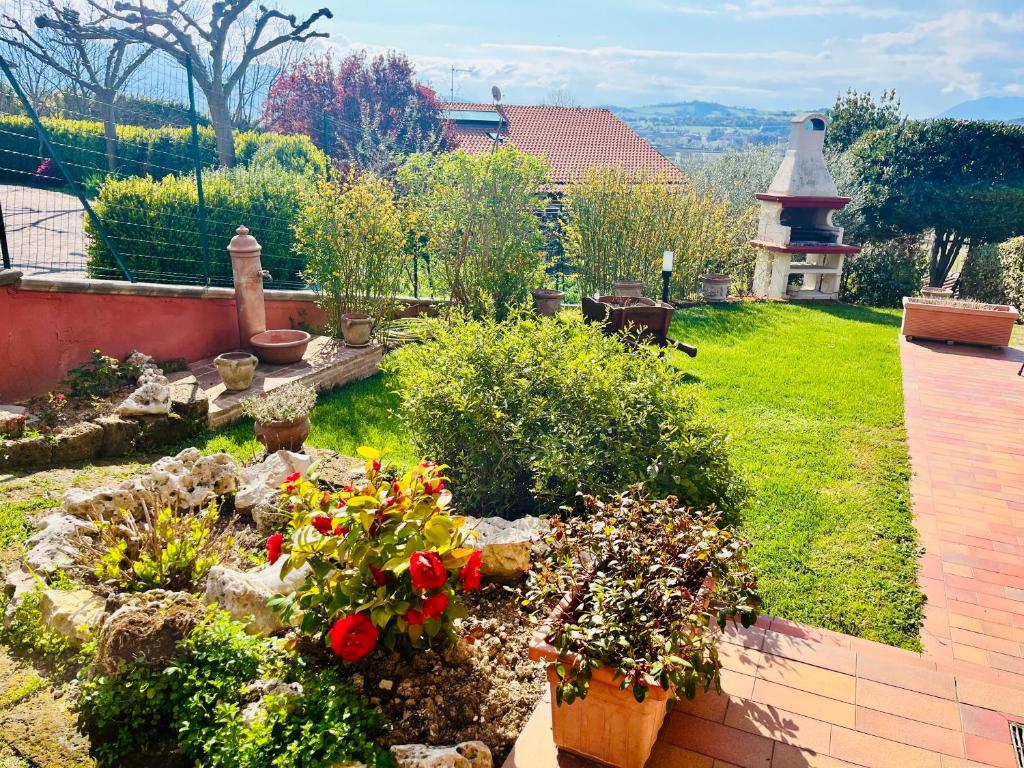 Zahrada ubytování La Mammola Bed&Breakfast