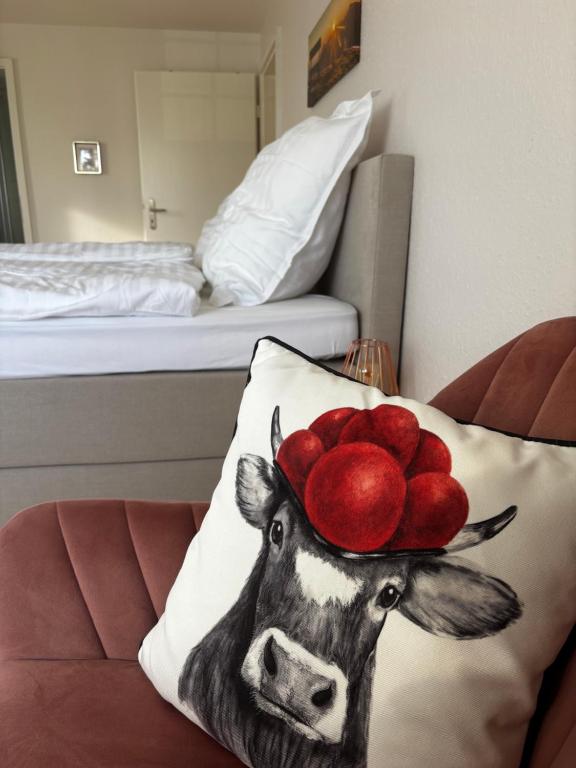 Postel nebo postele na pokoji v ubytování Guest House 3 Binzen