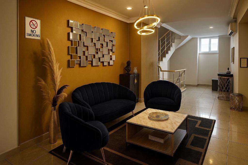 Posezení v ubytování Hotel Alisa
