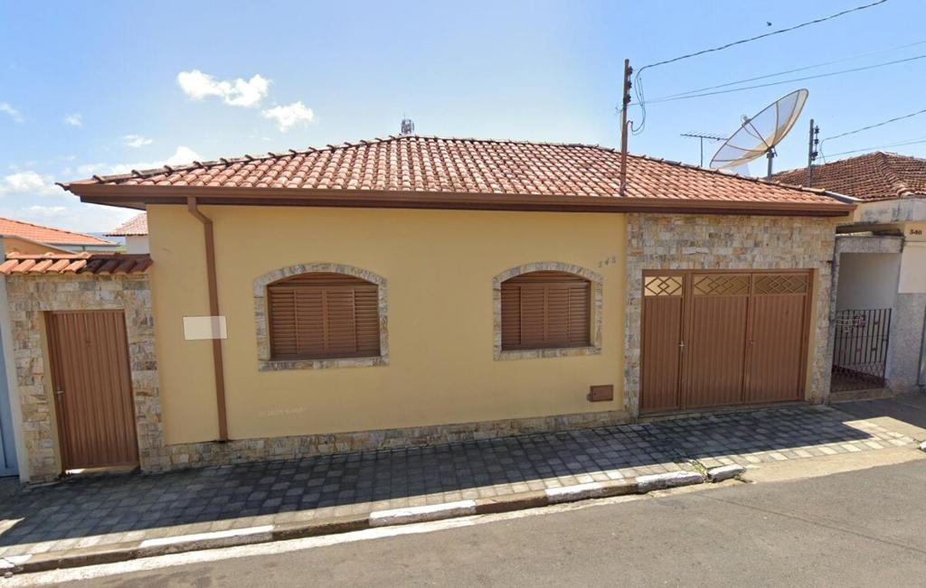 Bygningen som feriehuset ligger i