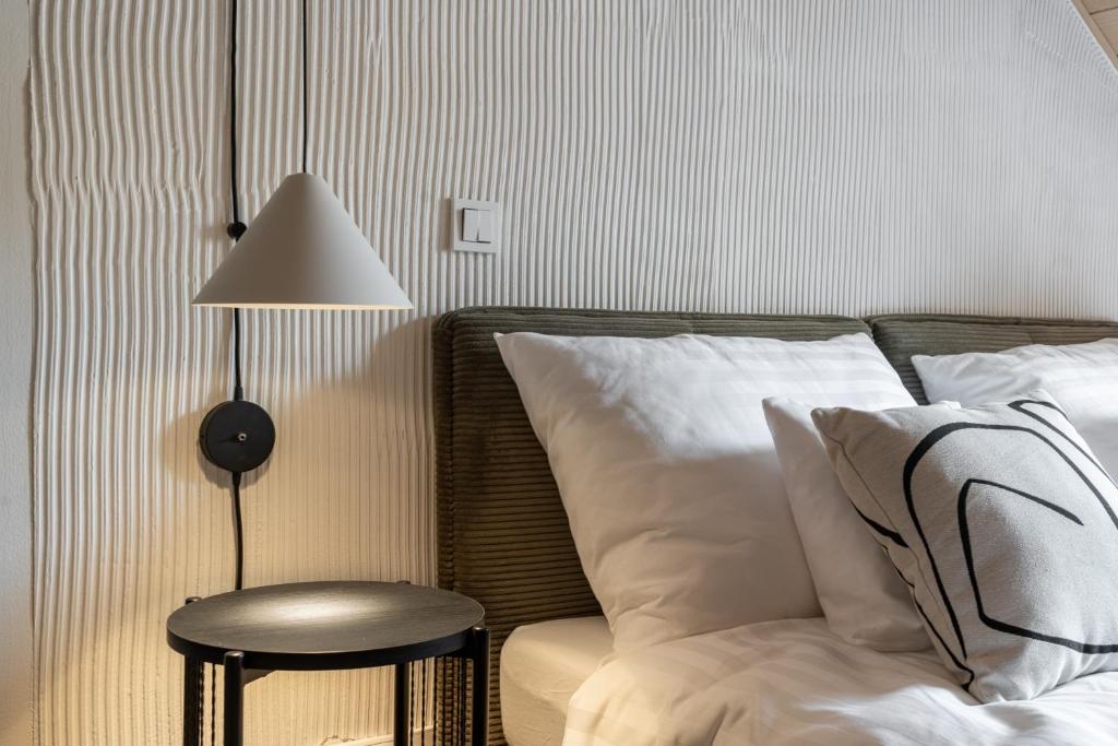 Postel nebo postele na pokoji v ubytování Graudenz - Cozy Apartments