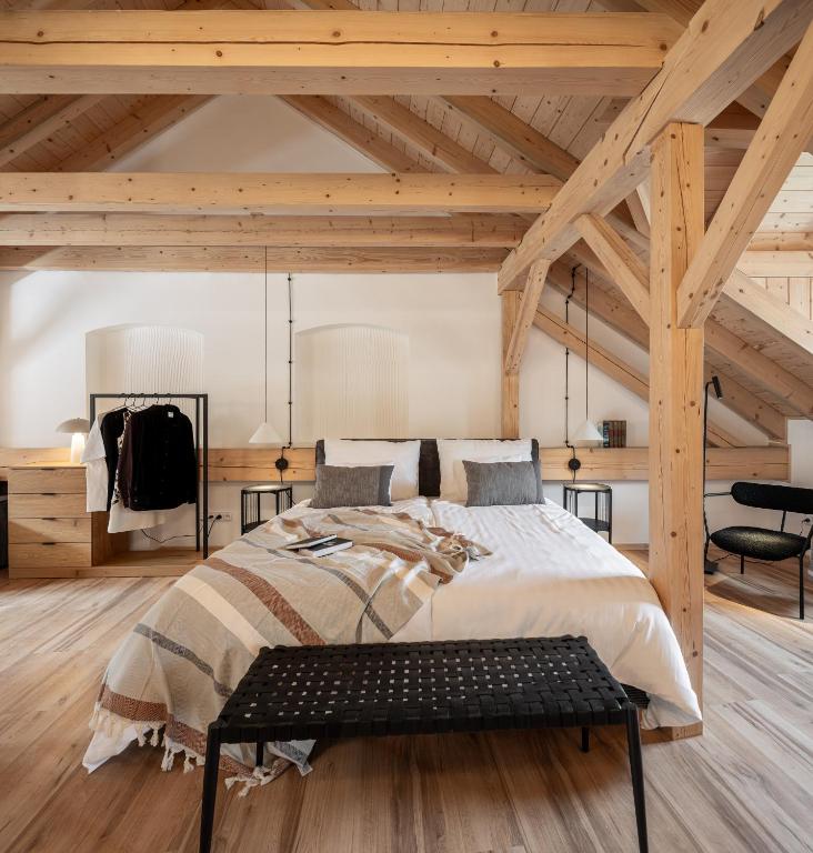Postel nebo postele na pokoji v ubytování Graudenz - Cozy Apartments
