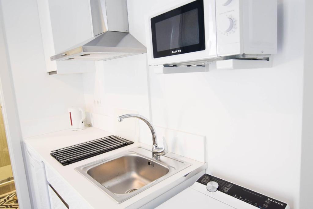 Kuchyňa alebo kuchynka v ubytovaní Letmalaga Soho Apartments