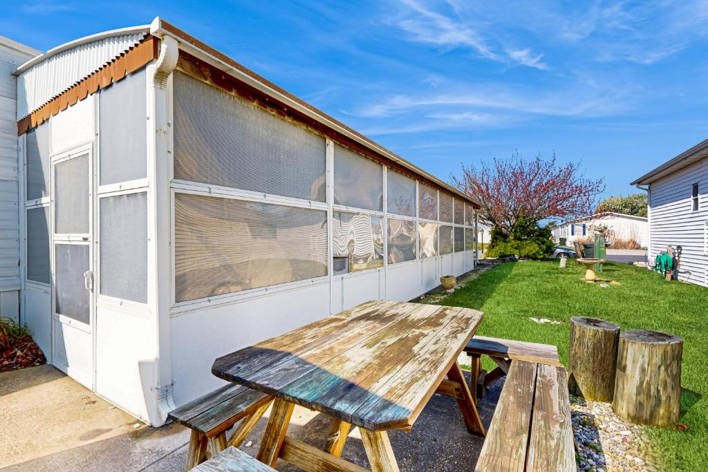 Ein Garten an der Unterkunft Oyster Lane Hideout
