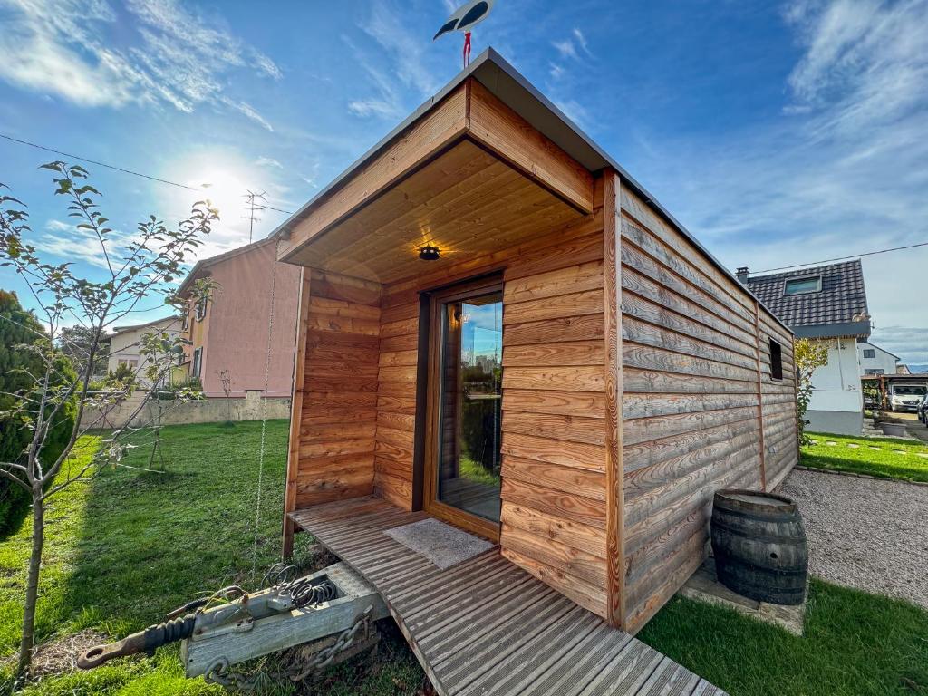 Zahrada ubytování Elsass Tiny House