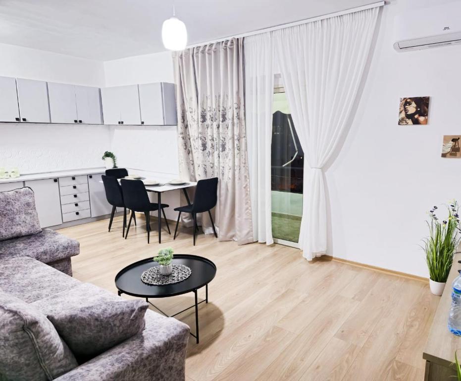 Χώρος καθιστικού στο Bonki Apartment