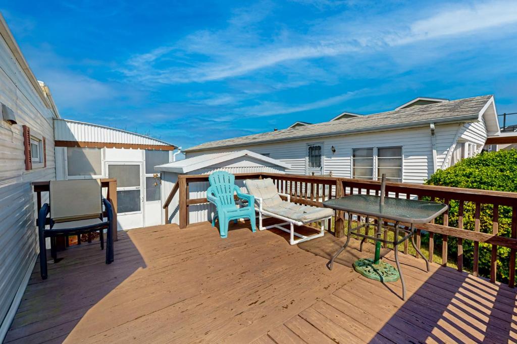 Ein Balkon oder eine Terrasse in der Unterkunft Oyster Lane Hideout