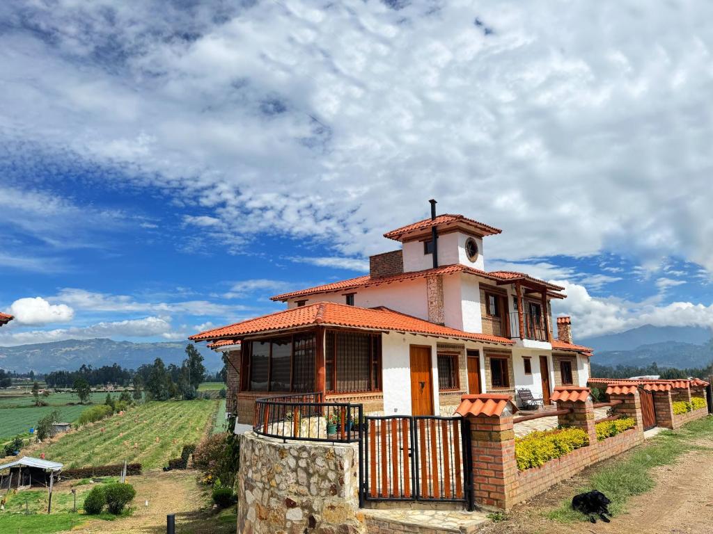 Cabaña rustica en Paipa con espectacular vista