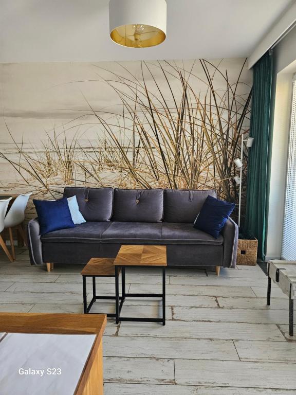 Posezení v ubytování Apartament Powstańców A23 z dostępem do basenu BALTIC APARTAMENT