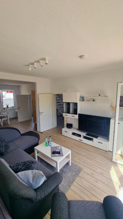 Posezení v ubytování Ferienwohnung Maximilian