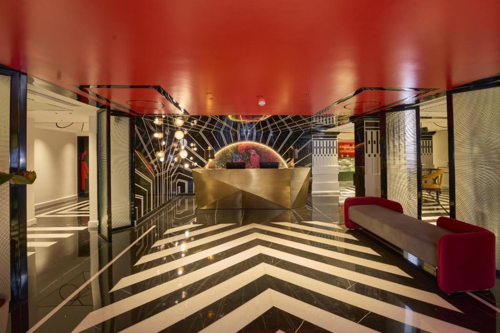 Posezení v ubytování Noah Sky Suites