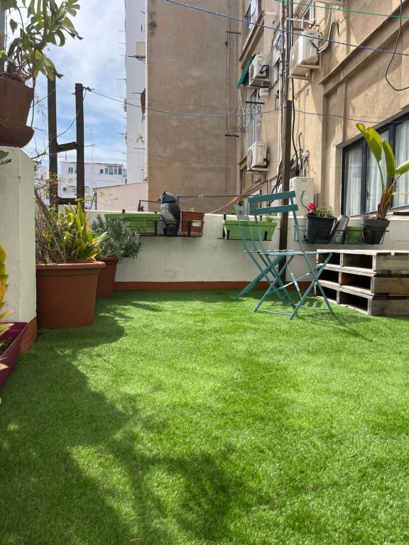 Vonkajšia záhrada v ubytovaní Apartamento Ruzafa Centro II