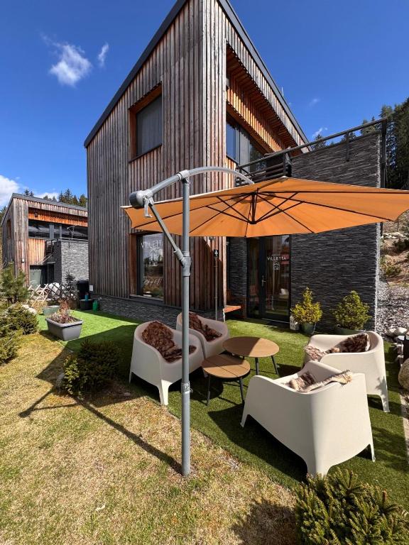 Vonkajšia záhrada v ubytovaní VILLETTA Apartmán