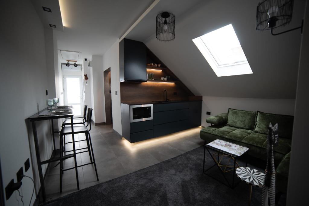 Posezení v ubytování Apartman Elephant