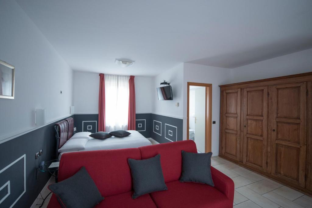 Posteľ alebo postele v izbe v ubytovaní Hotel Villa Colico