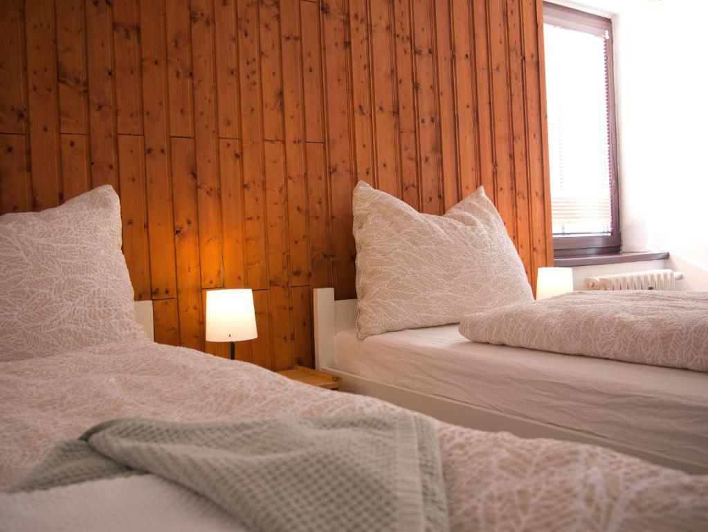 Postel nebo postele na pokoji v ubytování Vila Pramínek, Horní Maršov, Krkonoše