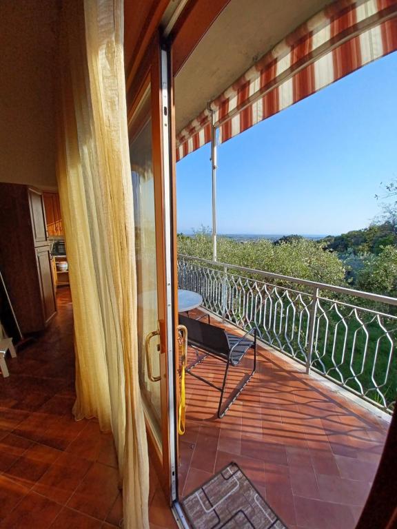 Balkón nebo terasa v ubytování Verde Mare apartment Rosignano Marittimo