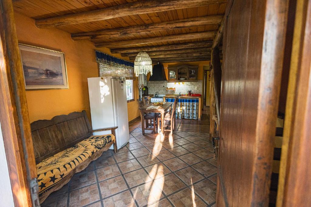 Posezení v ubytování Algarrobo Luz Cabañas