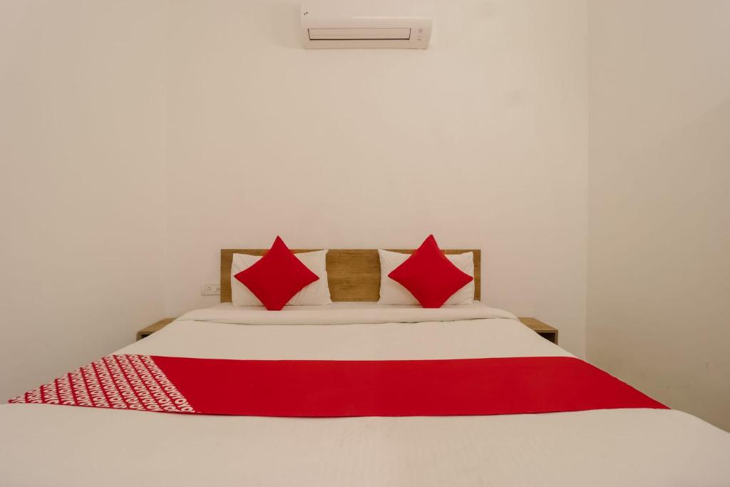 Postel nebo postele na pokoji v ubytování Super Hotel O Perky Stay